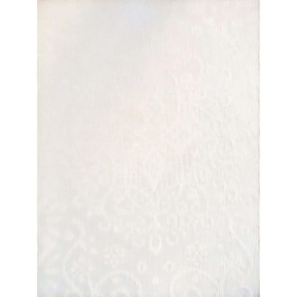 White Cotton Chenille Bedspread Hobnail Martha Washington 106x78 Twin Size VTG